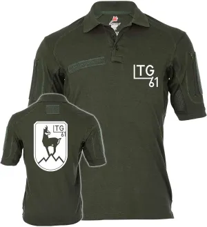 Tactical Polo Shirt Alpha Air Transport Fleet 61 LTG61 Air Force BW #19132, Size: 4XL, Colour: Olive