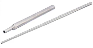 Telescopic Pocket Stainless Steel Fire Bellow 4.3/4"-18.3/4" Long