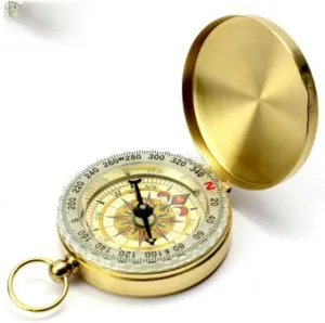 TEMKIN 6cm Compass Portable Outdoor Direction Stainless Steel High Precision North Compass Compass