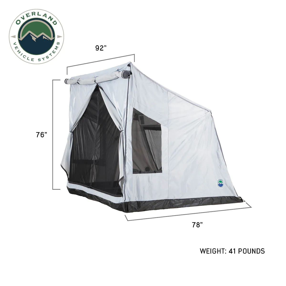 Tent Large, Ground Body Grey Safari Extensive collection P.S.T. Early access Portable - & Trim Grey LD