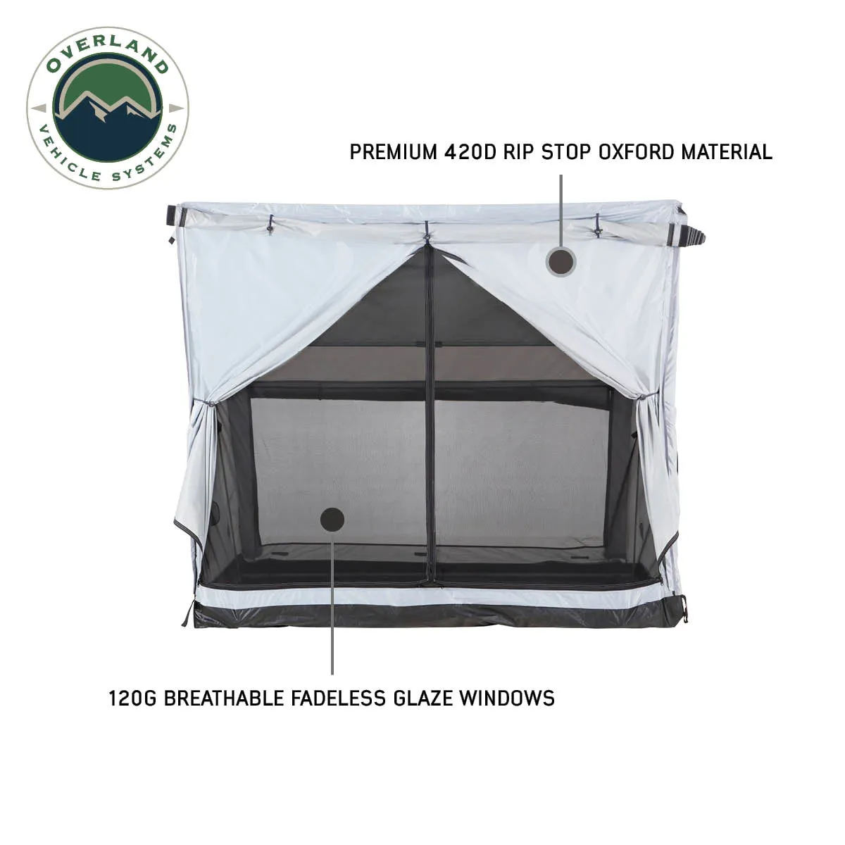 Tent Large, Ground Body Grey Safari Extensive collection P.S.T. Early access Portable - & Trim Grey LD