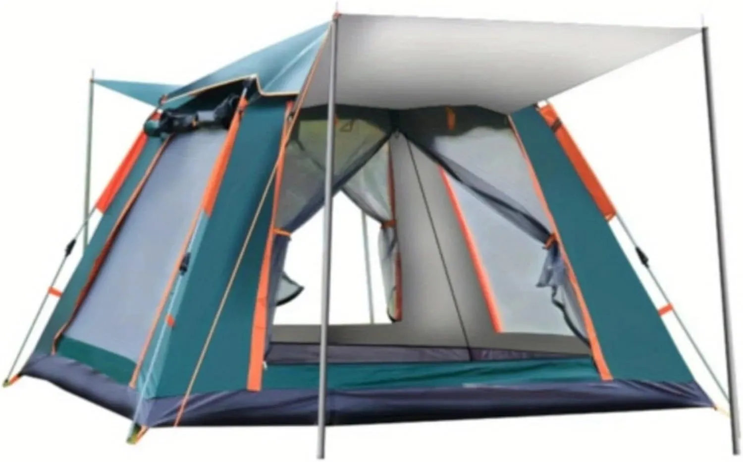 Tents for Camping 2-3 Person, Foldable Camping Tent Easy Setup Family Tent with 2 Mosquito Nets Windows and Carrying Bag for Hiking Climbing Adventure Fishing