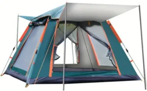 Tents for Camping 2-3 Person, Foldable Camping Tent Easy Setup Family Tent with 2 Mosquito Nets Windows and Carrying Bag for Hiking Climbing Adventure Fishing