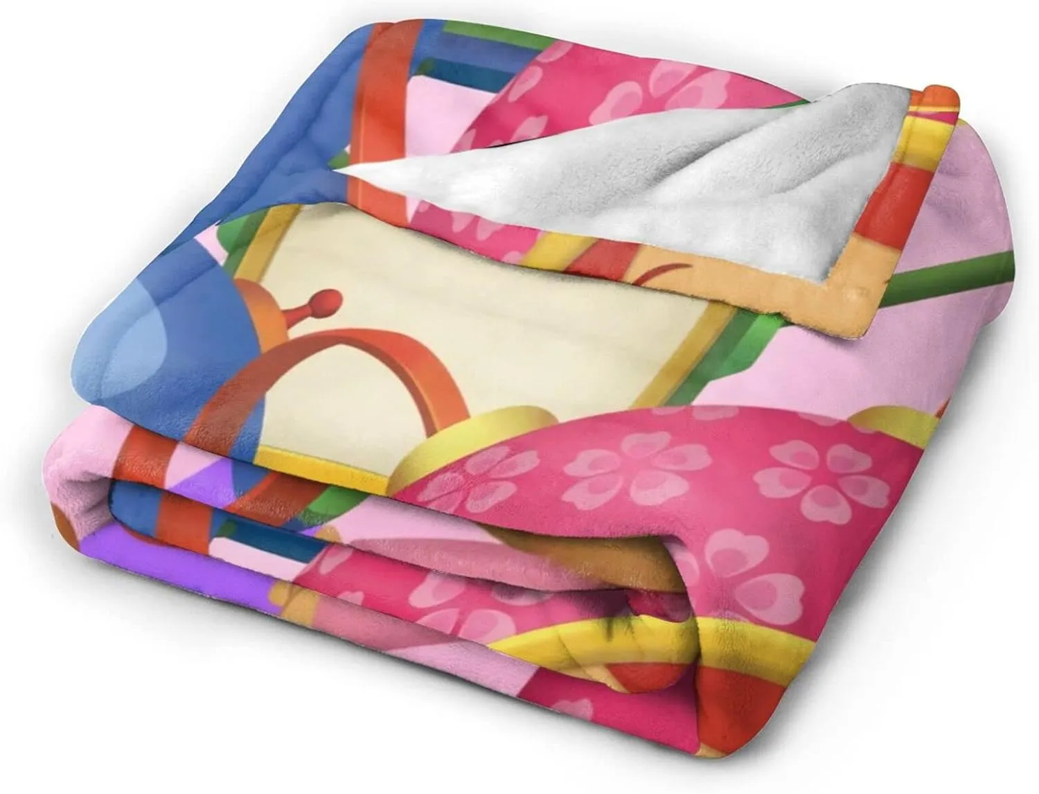 Throw Blanket Team Anime Umizoomi Soft Flannel Blankets for Children Adult All Season Air Conditioning Blanket for Bed Living Room Sofa 40"x30"