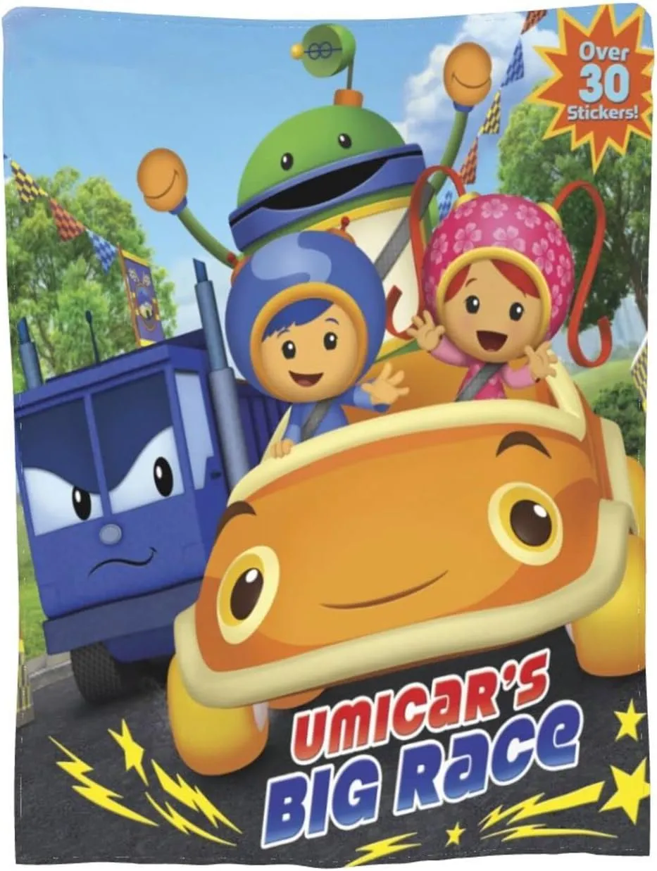 Throw Blanket Team Anime Umizoomi Soft Flannel Blankets for Children Adult All Season Air Conditioning Blanket for Bed Living Room Sofa 50"x40"