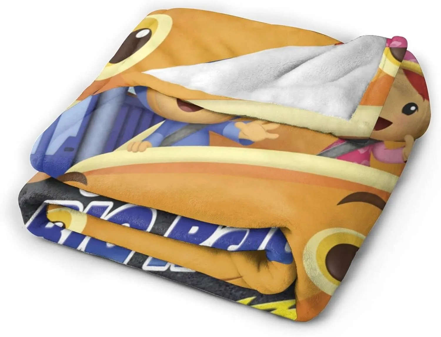 Throw Blanket Team Anime Umizoomi Soft Flannel Blankets for Children Adult All Season Air Conditioning Blanket for Bed Living Room Sofa 50"x40"