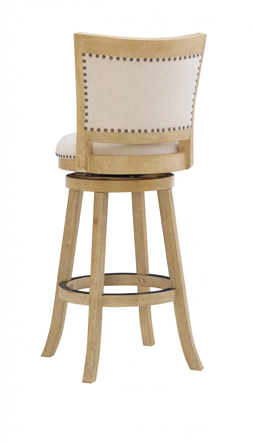 Tift Fabric Barstool - Light Driftwood|Tabouret bar Tift en tissu - bois de grève clair