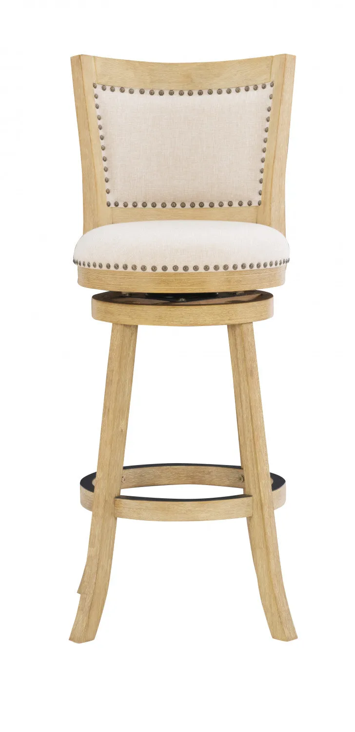 Tift Fabric Barstool - Light Driftwood|Tabouret bar Tift en tissu - bois de grève clair