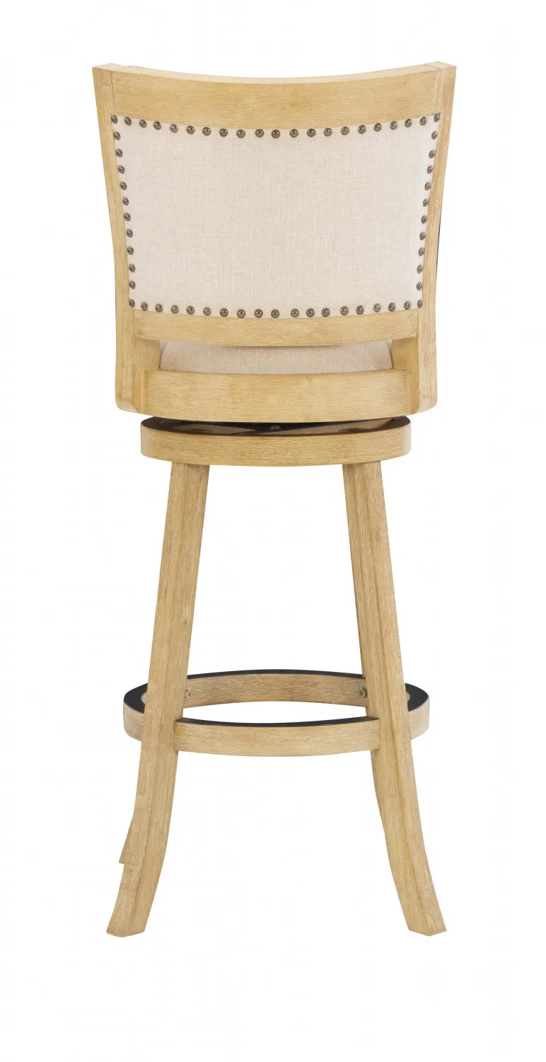 Tift Fabric Barstool - Light Driftwood|Tabouret bar Tift en tissu - bois de grève clair