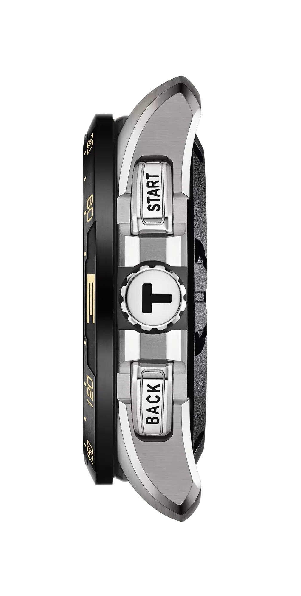 Tissot T-Touch Connect Solar Black Dial Beige Leather Strap Watch T121.420.47.051.07