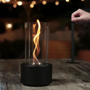 Tornado Tabletop Fire Pit for Indoor & Outdoor - Up to 2.5H Safe Burning, Mini Table Top FirePit - Unique Spiral Flame Fire Pit for Housewarming Gift & Parties, Premium Decoration for Home & Balcony