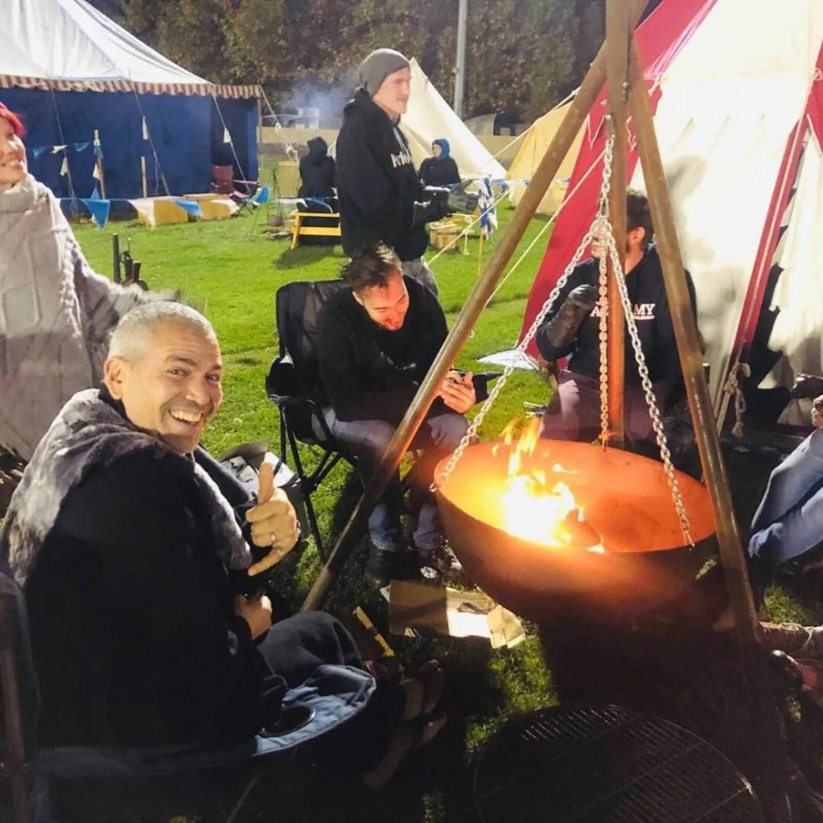 Tripod Cast Iron Fire Pit