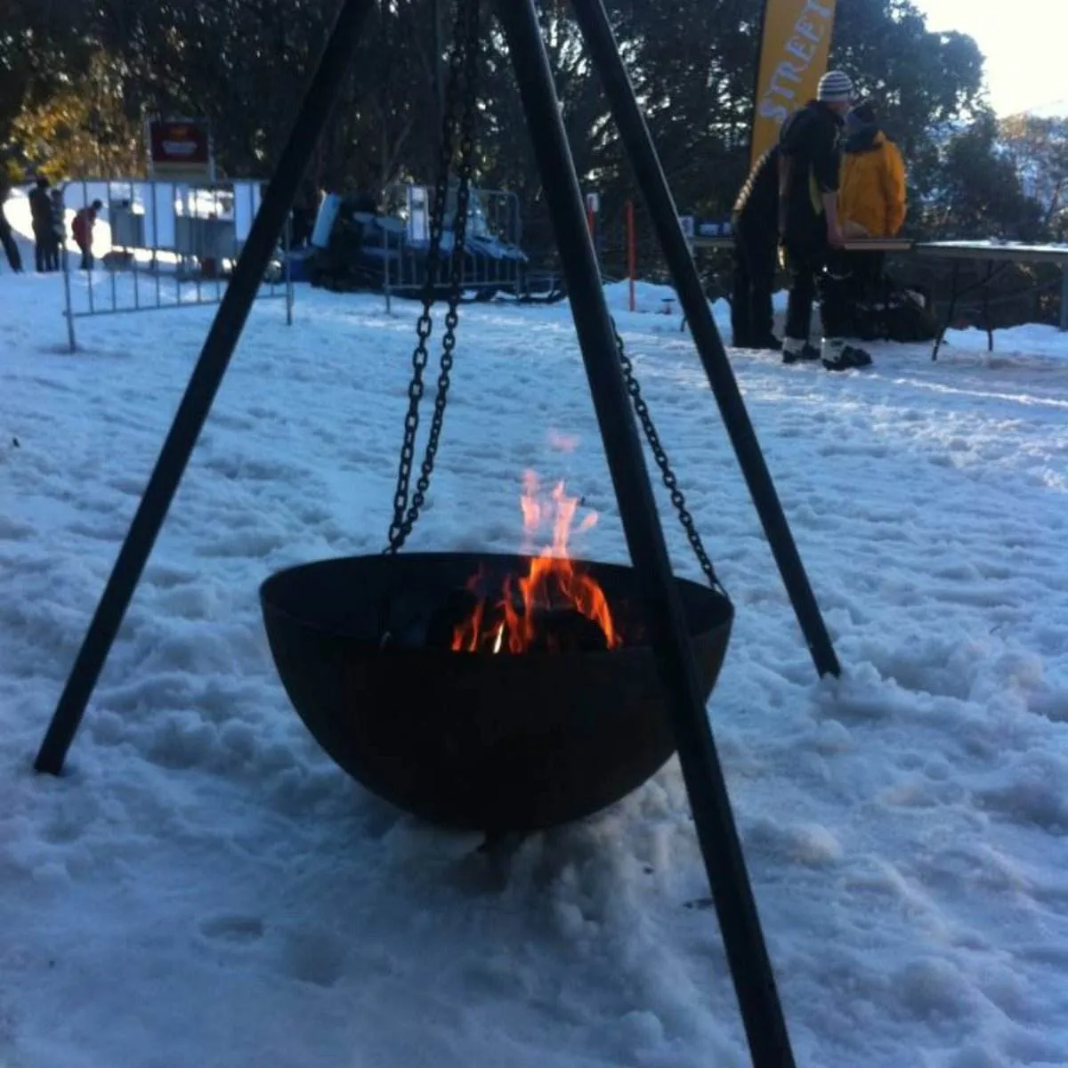 Tripod Cast Iron Fire Pit