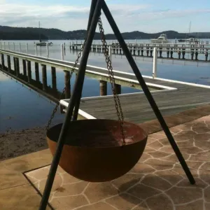 Tripod Cast Iron Fire Pit