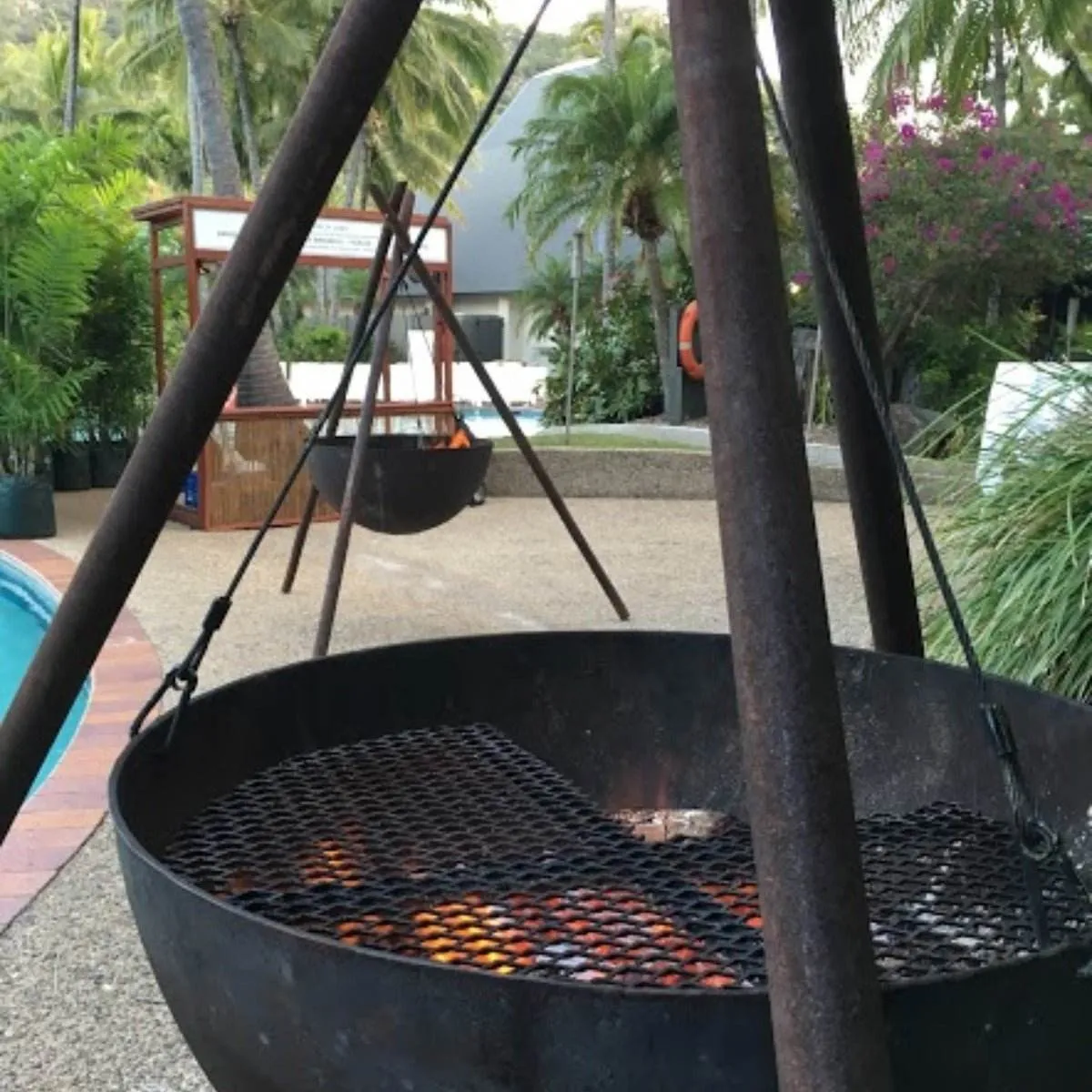 Tripod Cast Iron Fire Pit