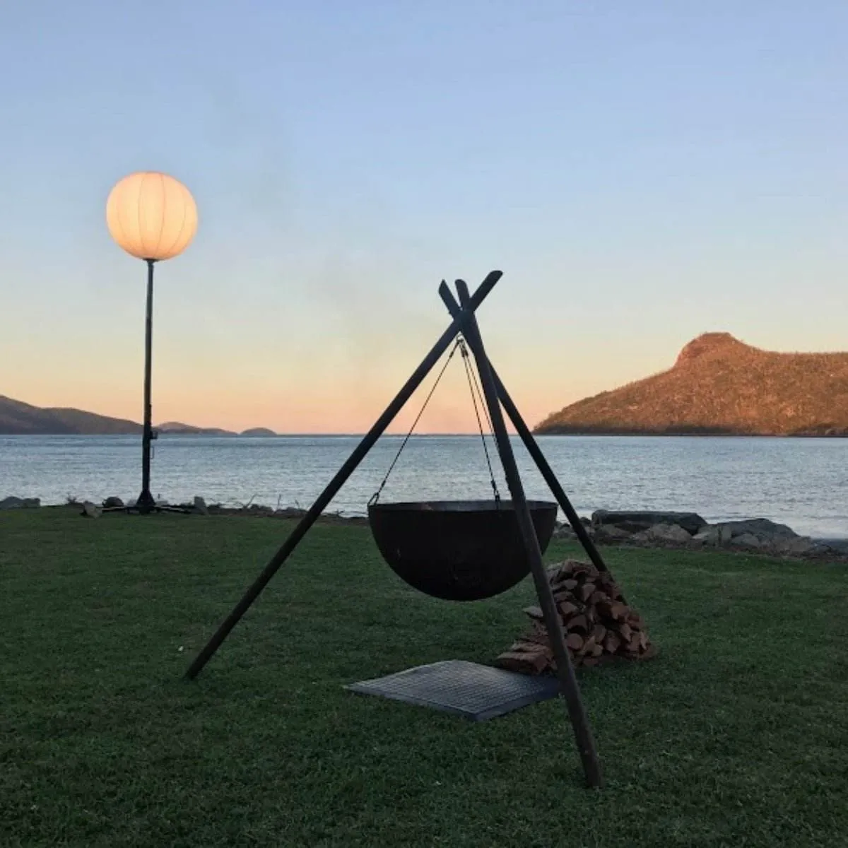 Tripod Cast Iron Fire Pit