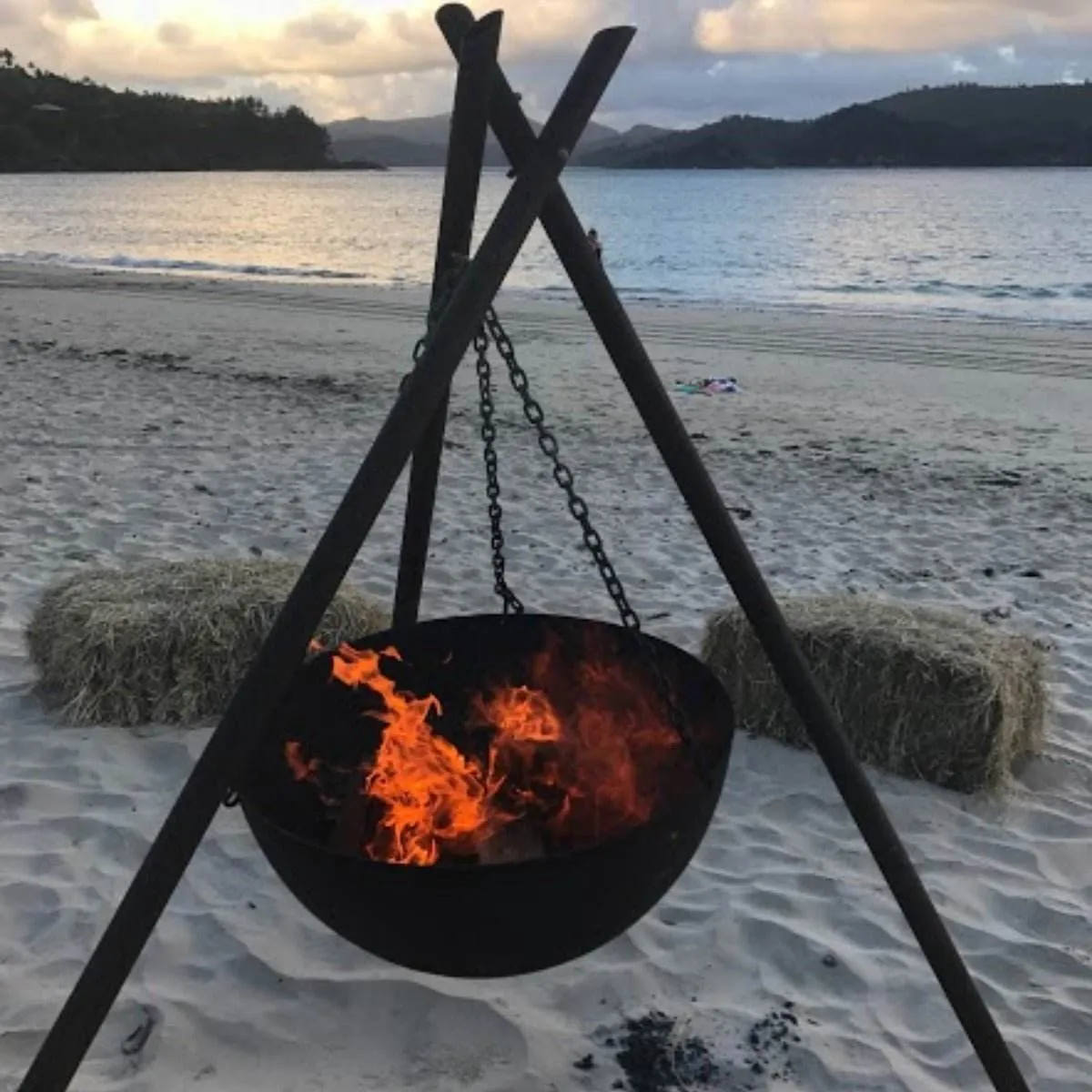 Tripod Cast Iron Fire Pit