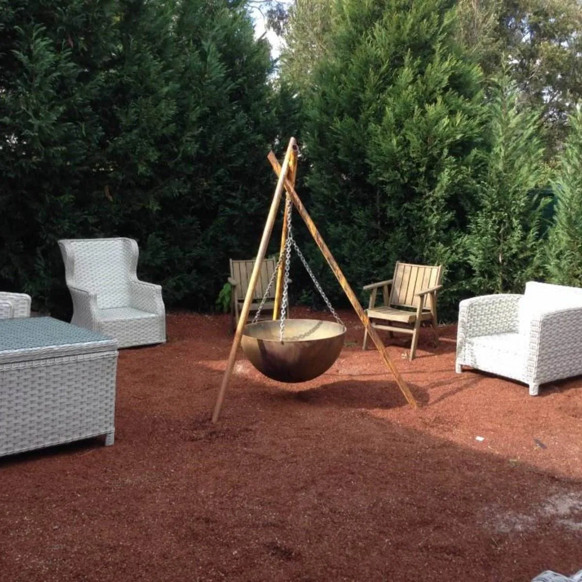 Tripod Cast Iron Fire Pit