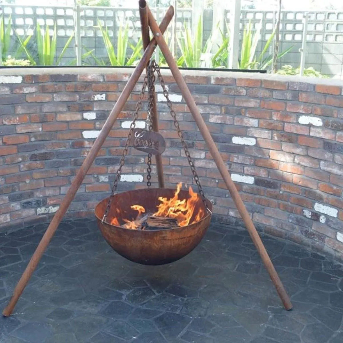 Tripod Cast Iron Fire Pit