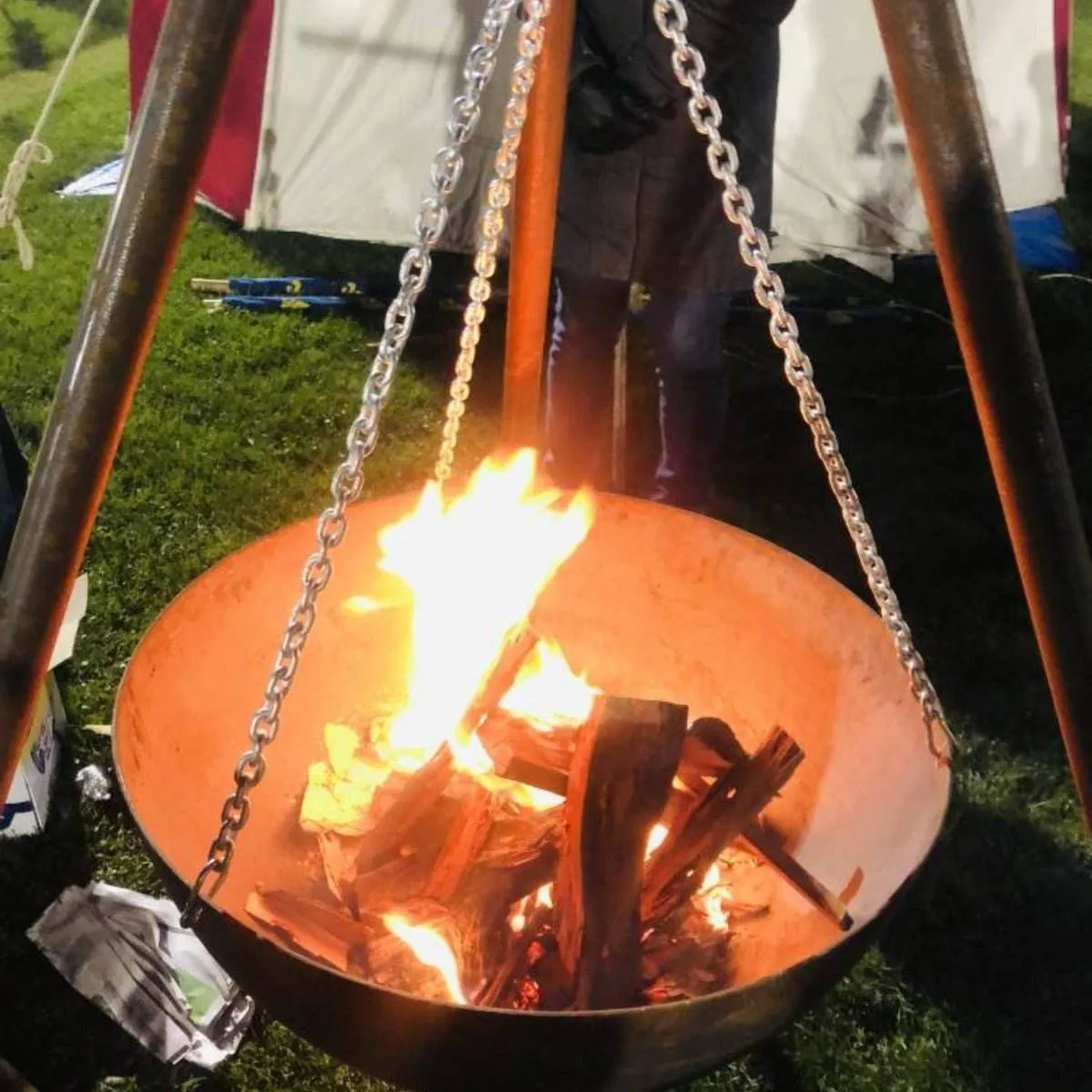 Tripod Cast Iron Fire Pit