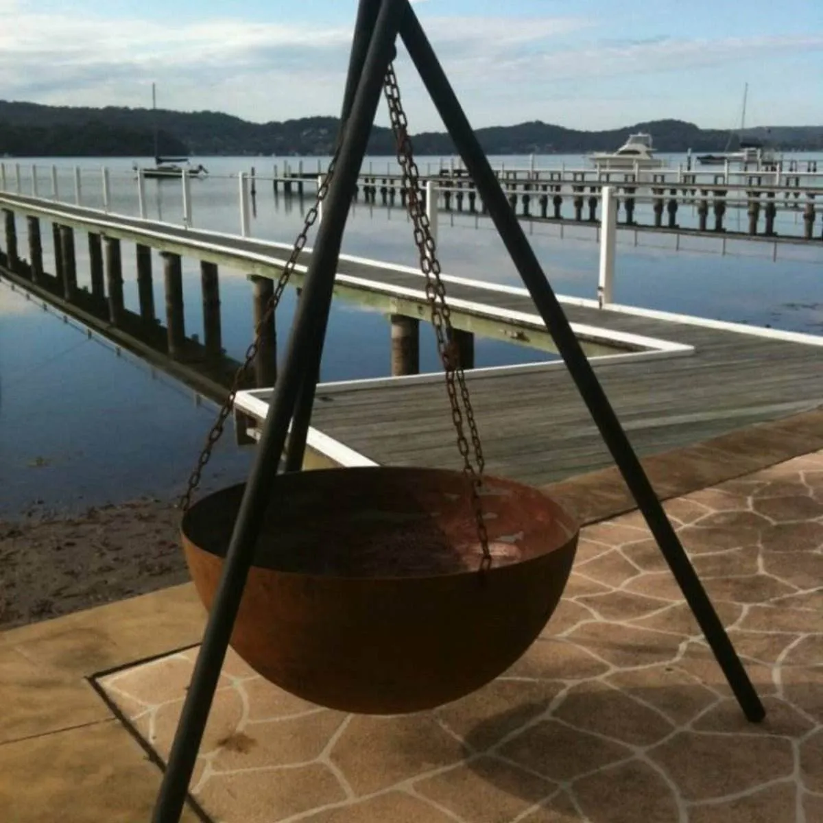 Tripod Cast Iron Fire Pit