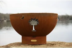 Tropical Moon 36"-FPA-MLS120-NG-AWEIS Fire Pit NG, Metal