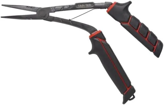 Ugly Stik Tools 90° Fishing Pliers, Black (USTOOL90PLIERS)
