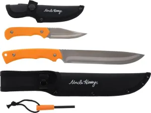 Uncle Henry 2 Pc Fixed W/Fire Starter, Brown