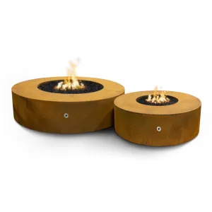 Upland Fire Pit - Corten Steel | 72" w x 24" h