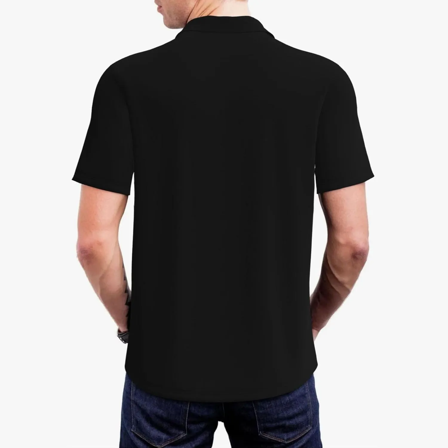 USS Missouri Bb-63 Polo Shirts for Men, Mens Golf Shirt Quick-Dry Short Sleeve Casual