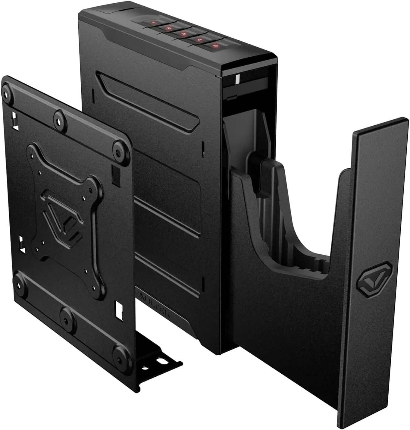 VAULTEK Slider Series Rugged Handgun Safe Quick Auto-Open Sliding Door Pistol Safe with Backlit Keypad and Mounting Plate (Non-Biometric) (Essential Model)