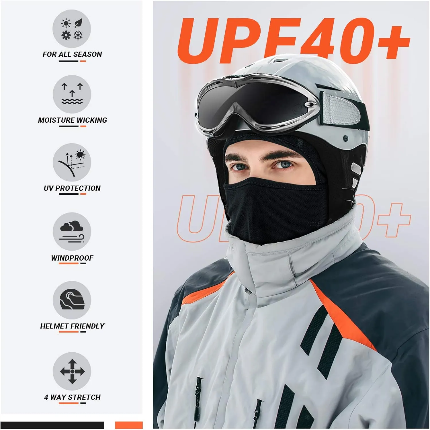 VULKIT Balaclava Face Mask UV Protection for Women Men Leightweight Sun Tatical Hood Fishing Riding Motorcycle