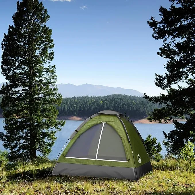 Wakeman Tents Wakeman Outdoors Camping Tent with Rain Fly and Carrying Bag