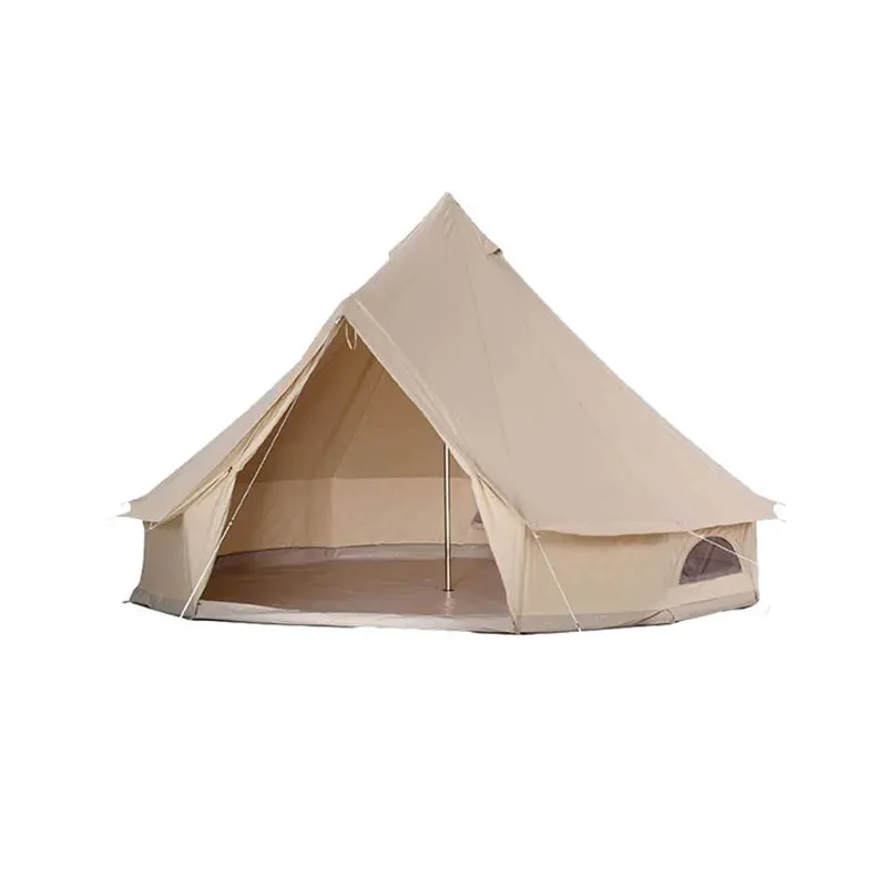 Waterproof Bell Tent with Antiflaming Bottom - 5/8 Person, 900D Oxford, Four-Season