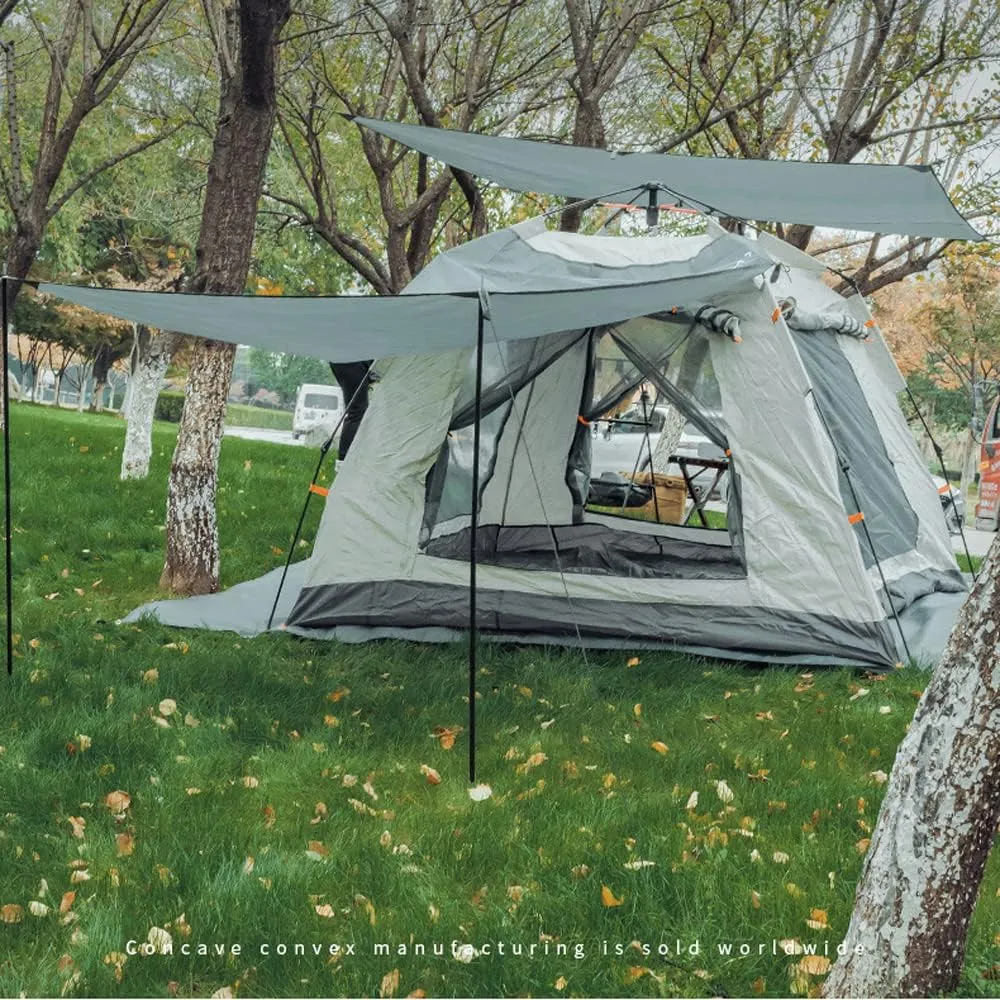 Waterproof Camping Floor Mat Thicken Picnic Mat Wear-Resist Ox Cloth Ground Pad Multifunctional -Proof Ground Mat for Hiking