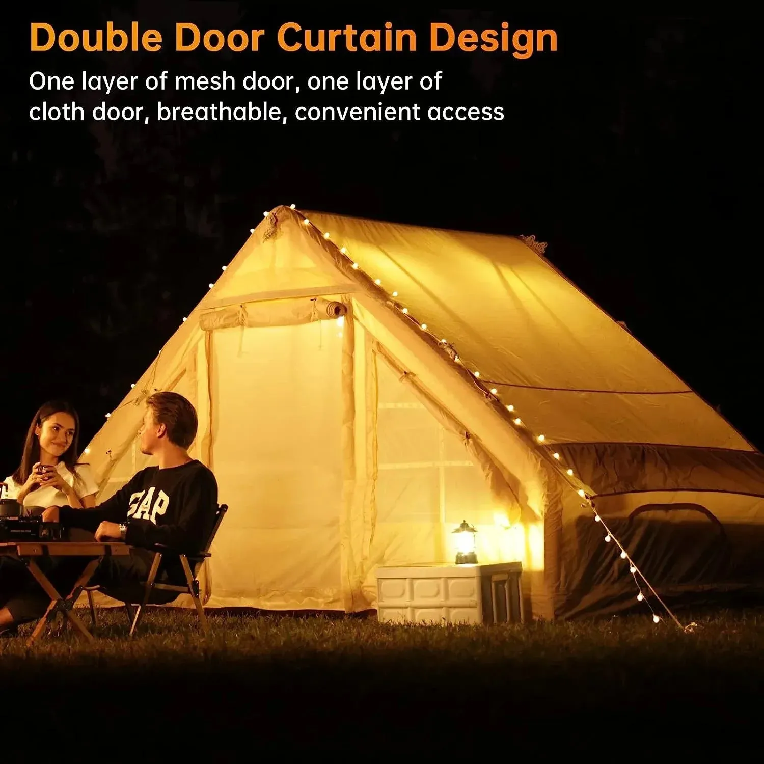 Waterproof Outdoor Optimized - Price-cut Capacity Tent x Person & 4 Meter 3 Portable 2 Inflatable Camping