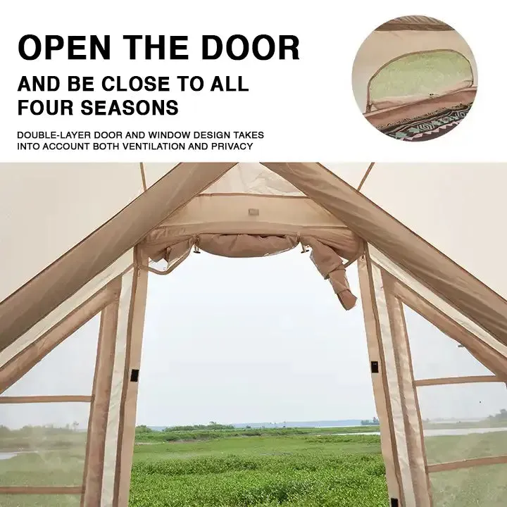 Waterproof Outdoor Optimized - Price-cut Capacity Tent x Person & 4 Meter 3 Portable 2 Inflatable Camping