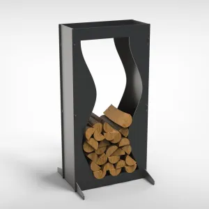 Wave Firewood Rack
