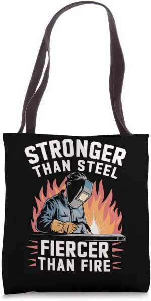 Welder Girl Weld Profession Metal Worker Welding Tote Bag
