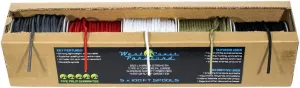 West Coast Paracord 550lb Paracord Variety Supplies – Type III Paracord Box Set – 100 Foot Spools of 5 Colors