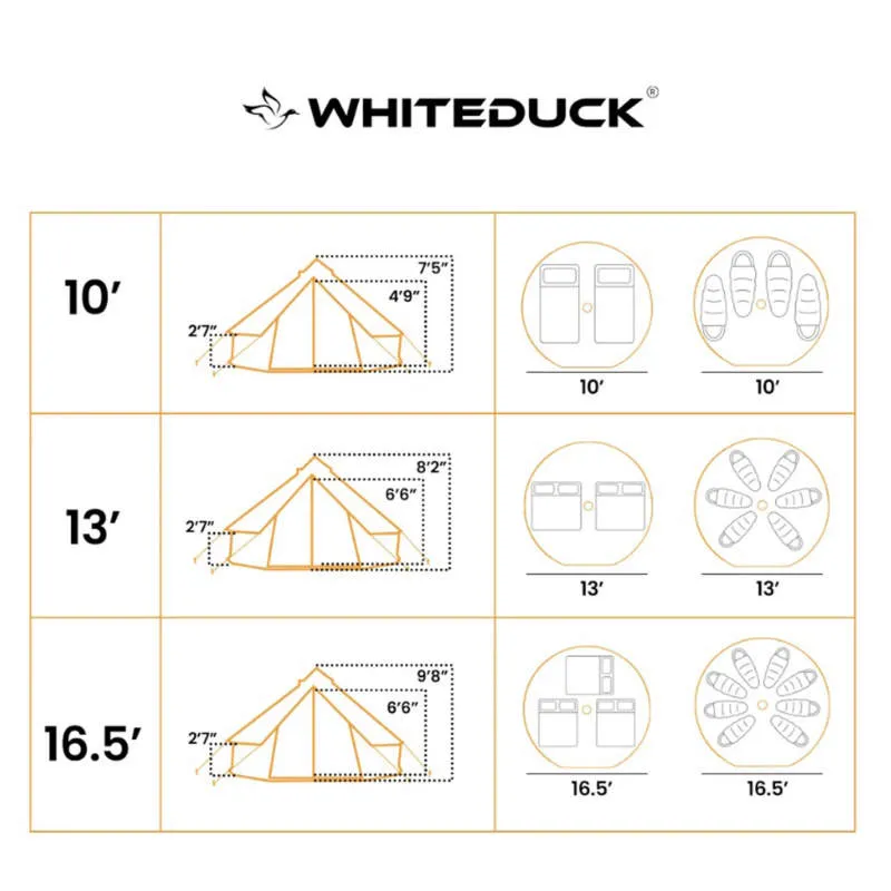 White Duck Regatta Canvas Bell Tent