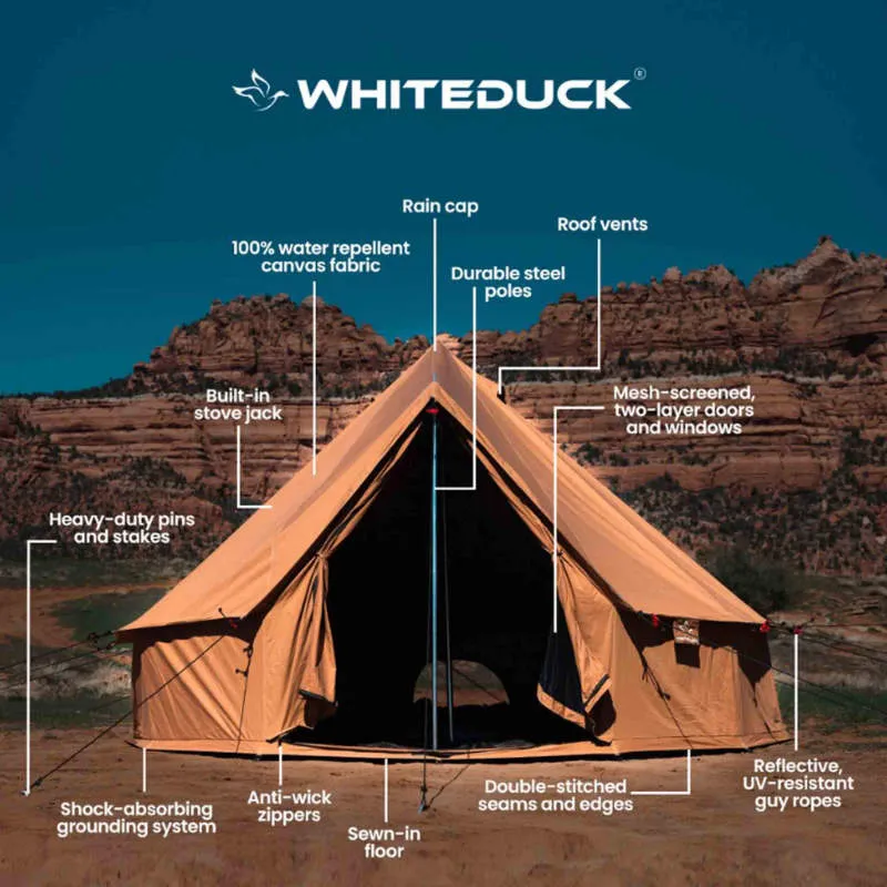 White Duck Regatta Canvas Bell Tent