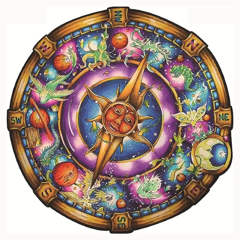 Wizard Compass 3D Wood Jigsaw Puzzle