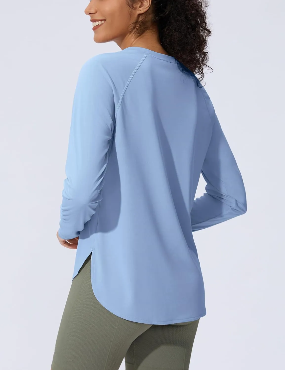 Women's Sun Shirts UPF 50  Long Sleeve Uv Protection Shirts Lightweight Quick Dry SPF Clothing Outdoor Hiking Tops