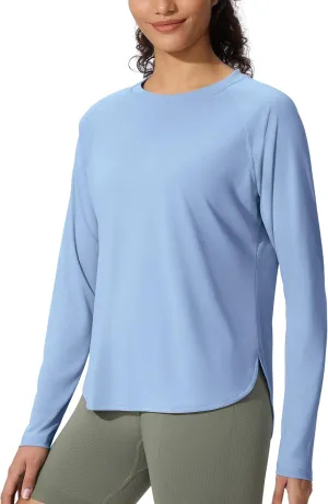 Women's Sun Shirts UPF 50  Long Sleeve Uv Protection Shirts Lightweight Quick Dry SPF Clothing Outdoor Hiking Tops