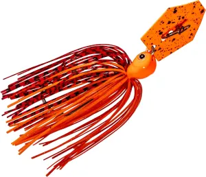 Z-Man CBJH12-21 Chatterbait Jackhammer 1/2 Oz Fire Craw Orange